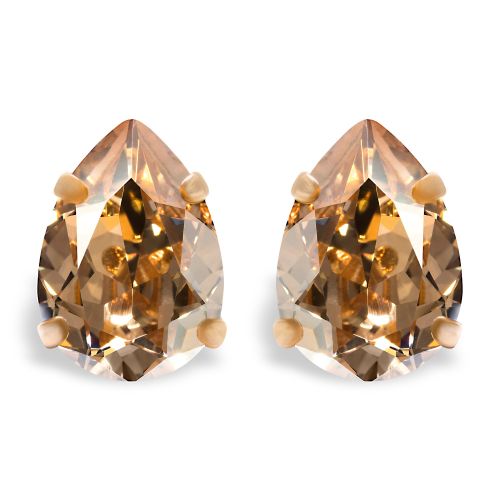 Perfect Pear Studs – Champagne