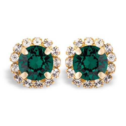 Florence Earrings – Emerald